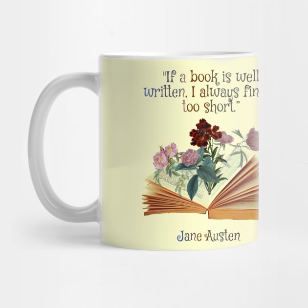 Jane Austen Book Lover Quote by Regency Romp